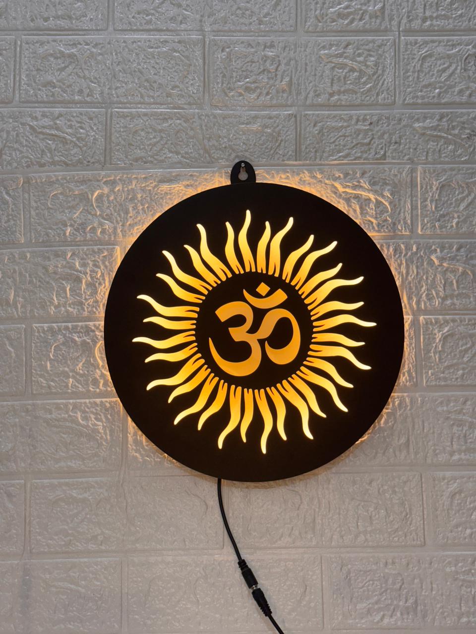 Om Sun LED Wall Decor