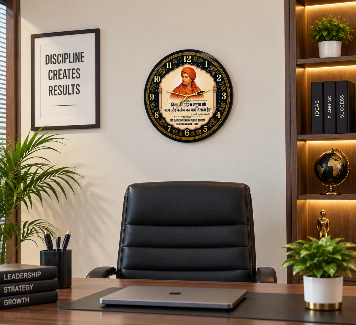 Custom Printed Wall Clock – Personalised Photo, Logo & Name