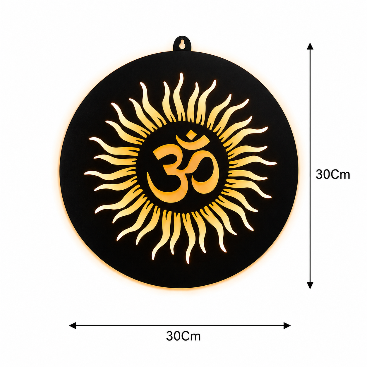Om Sun LED Wall Decor