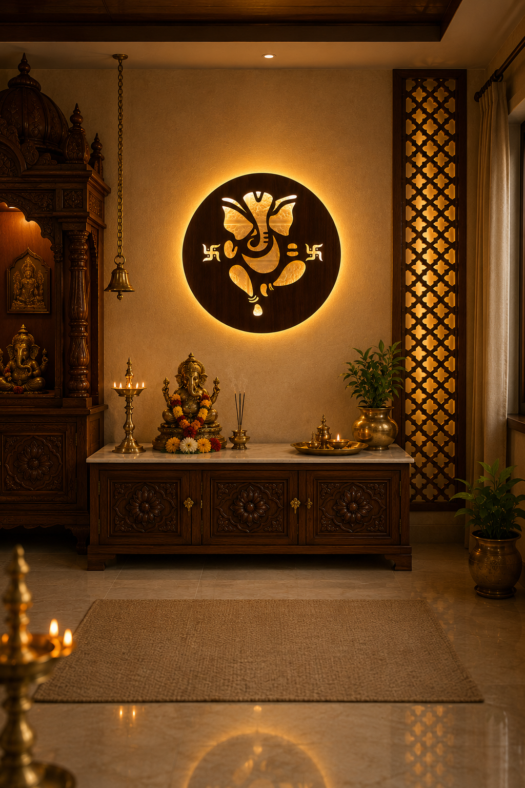 Ganpati LED Wall Decor