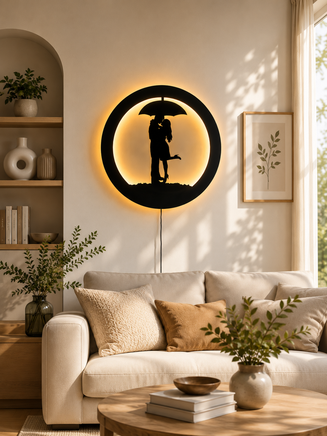 Couple LED Wall Decor