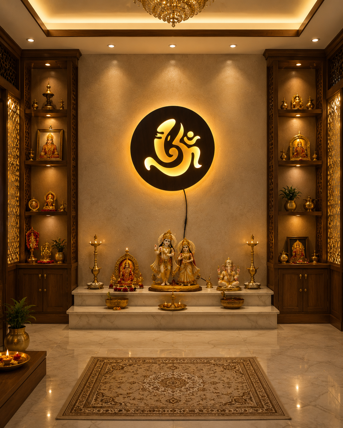 Om Ganesha LED Wall Decor