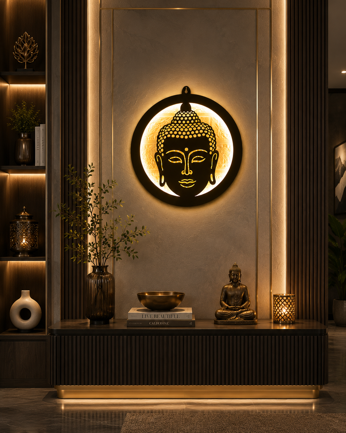 Buddha LED Wall Decor