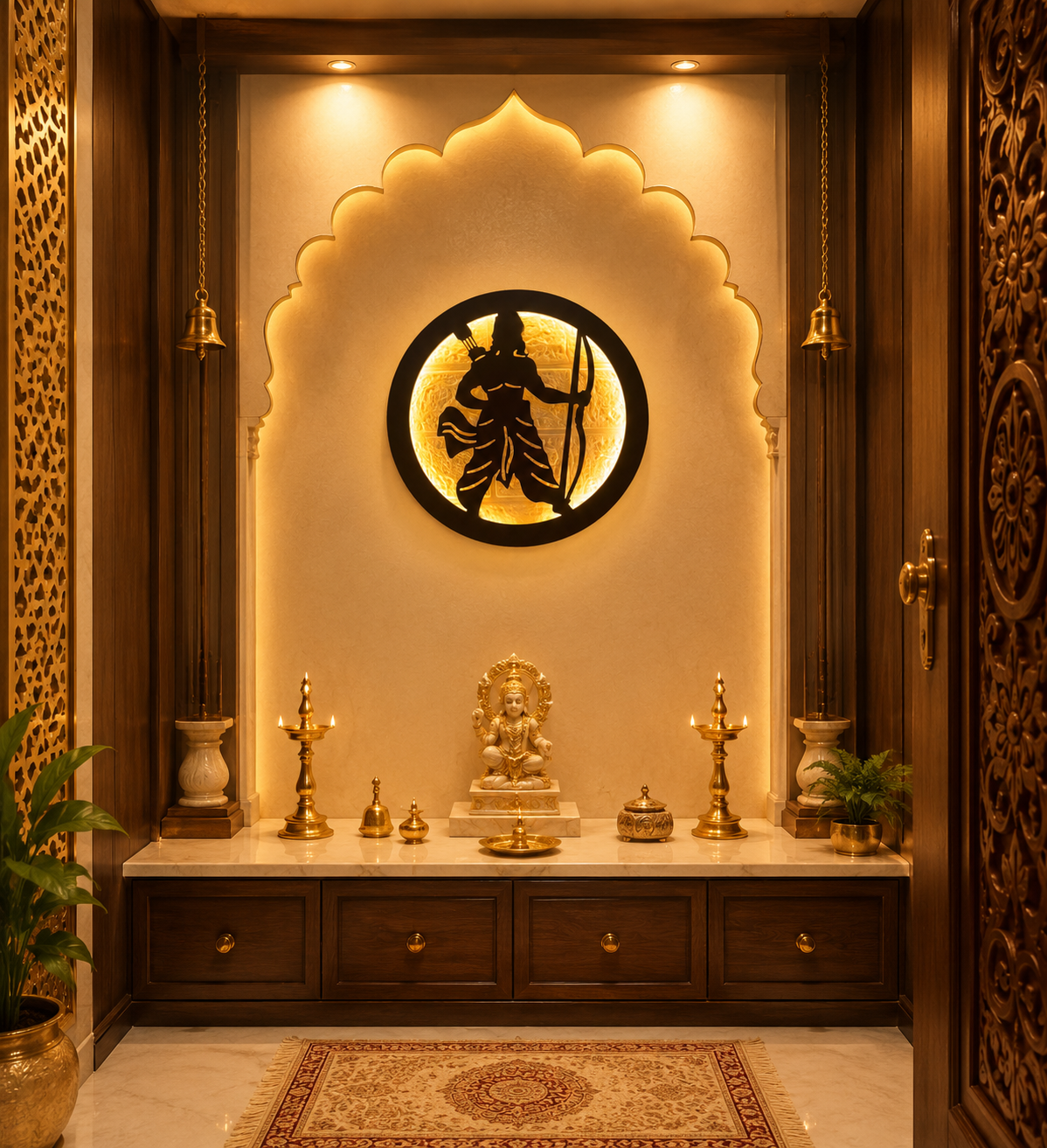 Shri Ram LED Wall Decor