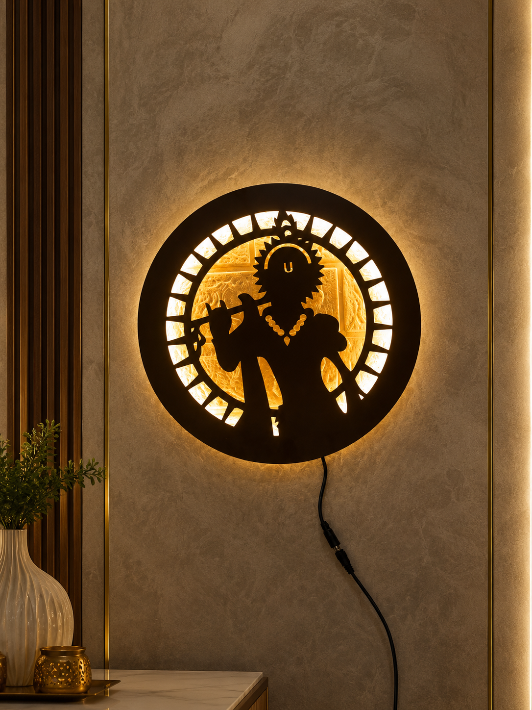 Krishna LED Wall Decor