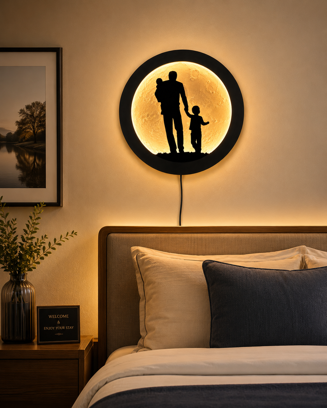 Family Love LED Wall Decor