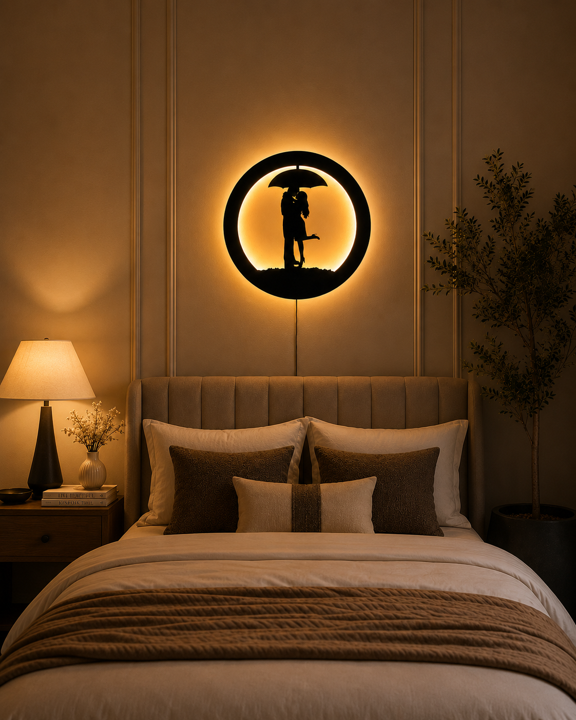 Couple LED Wall Decor
