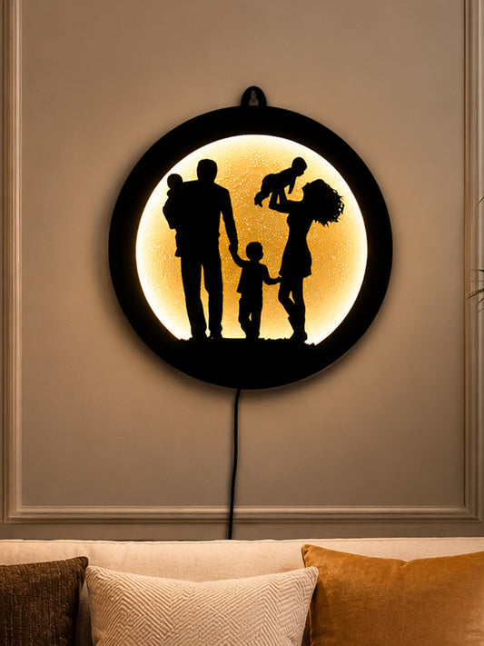 Happy Family LED Wall Decor