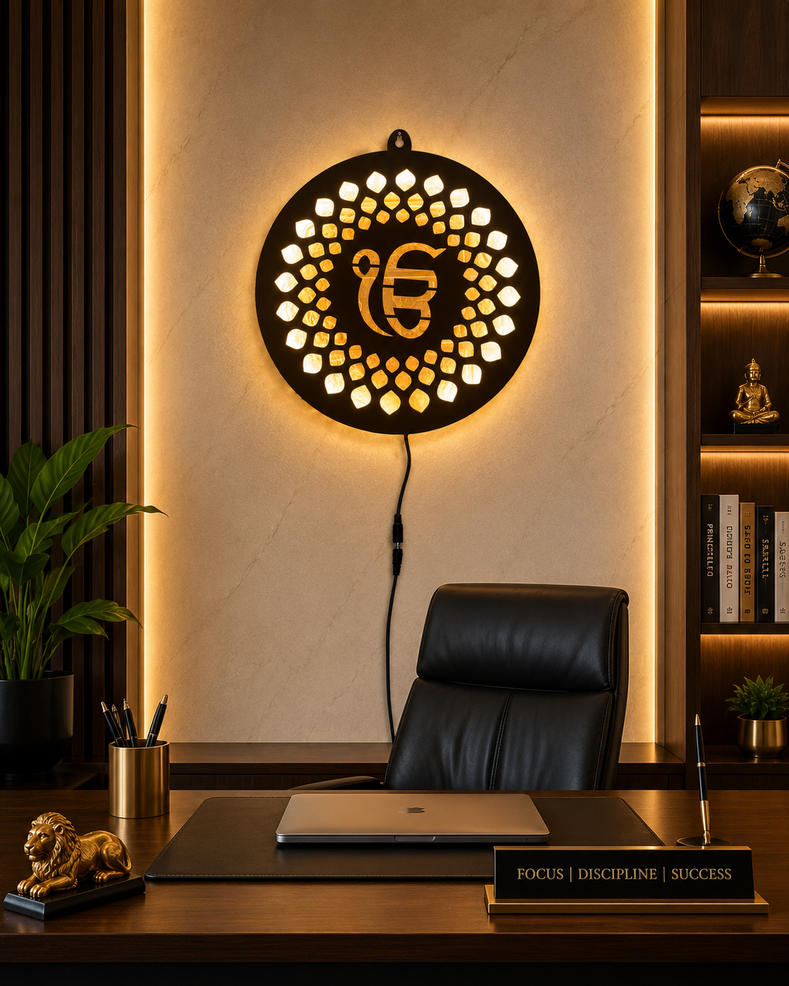 Ik Onkar Divine LED Wall Decor