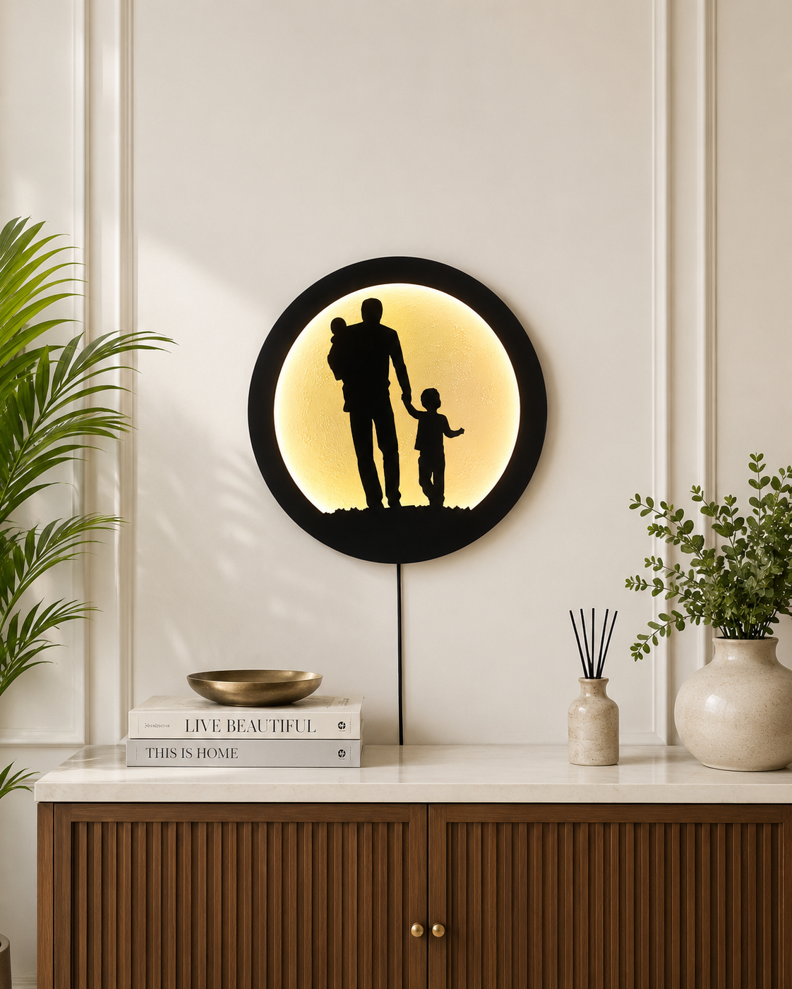 Family Love LED Wall Decor