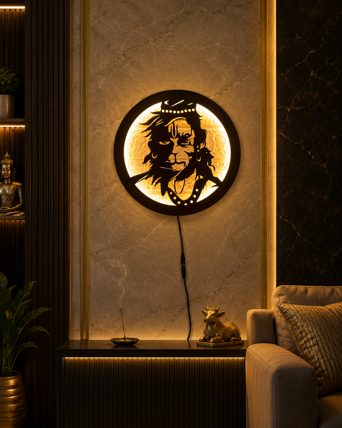 Hanuman LED Wall Decor