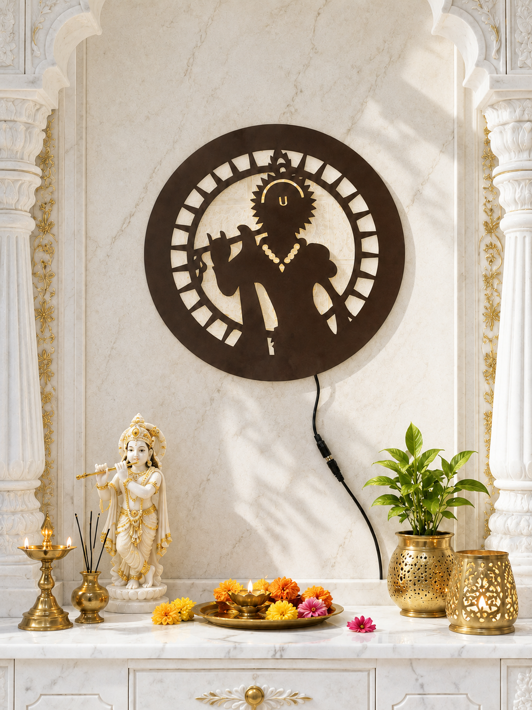Krishna LED Wall Decor