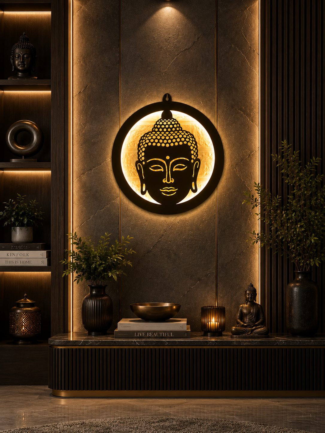 Buddha LED Wall Decor