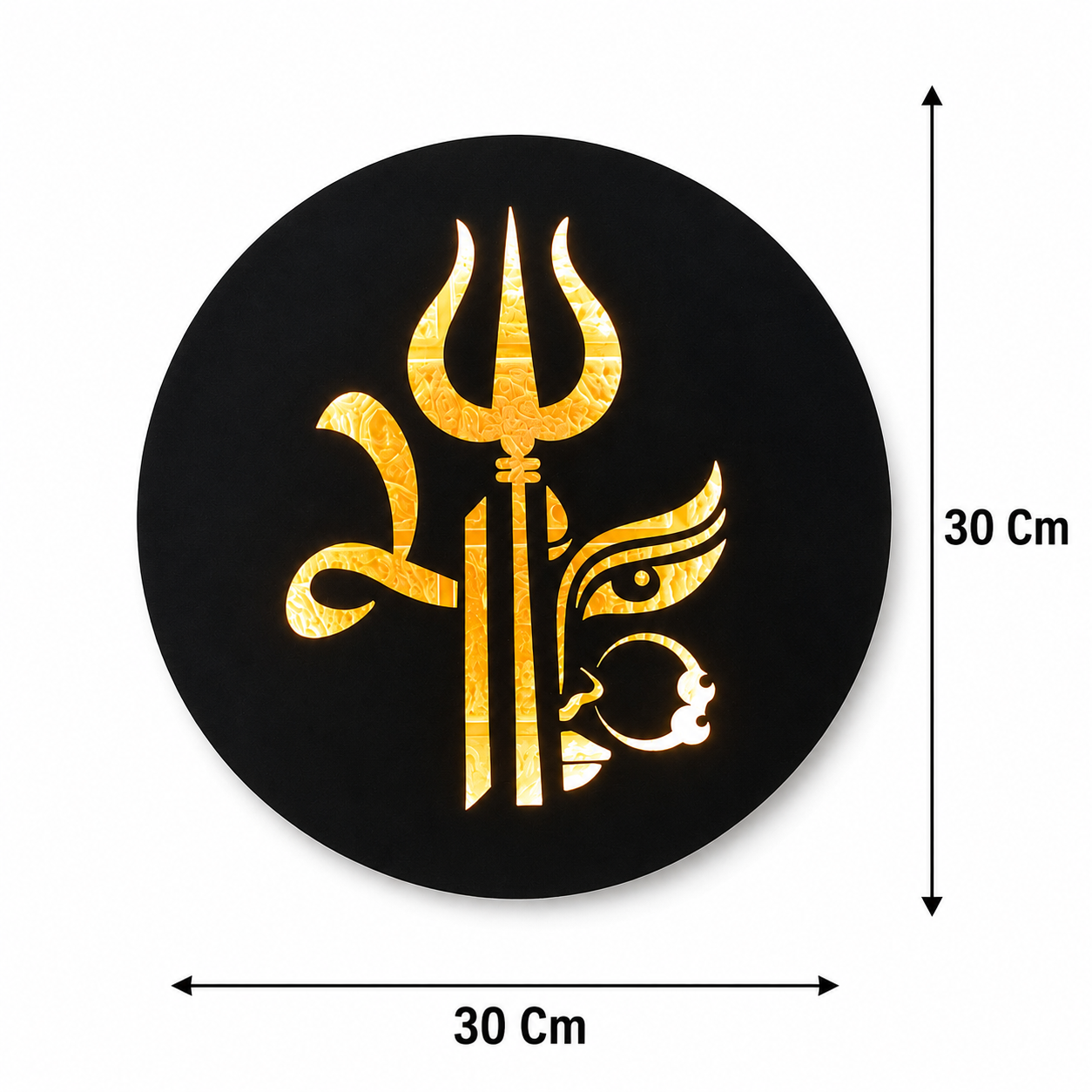 Shiva & Maa Durga LED Wall Decor