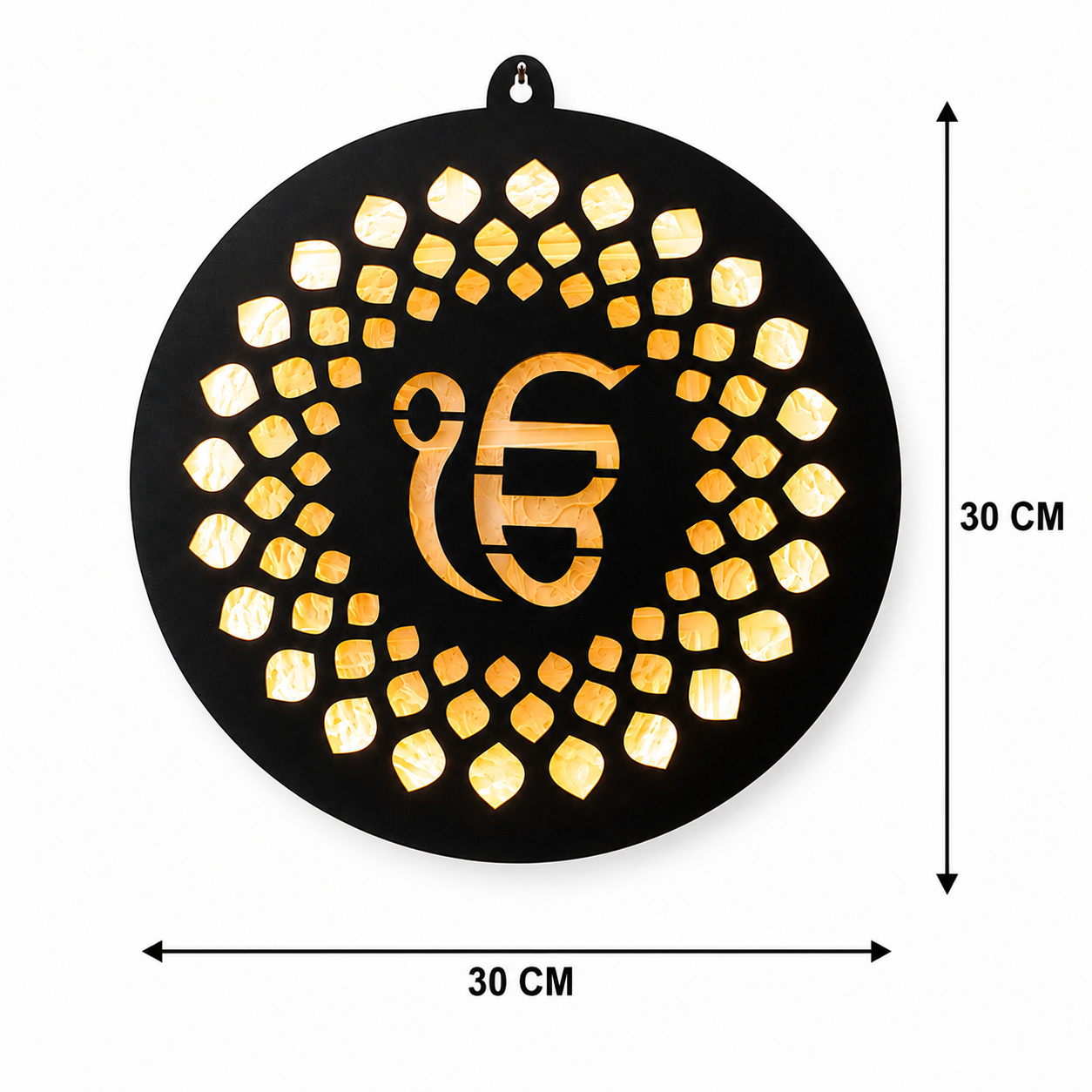 Ik Onkar Divine LED Wall Decor