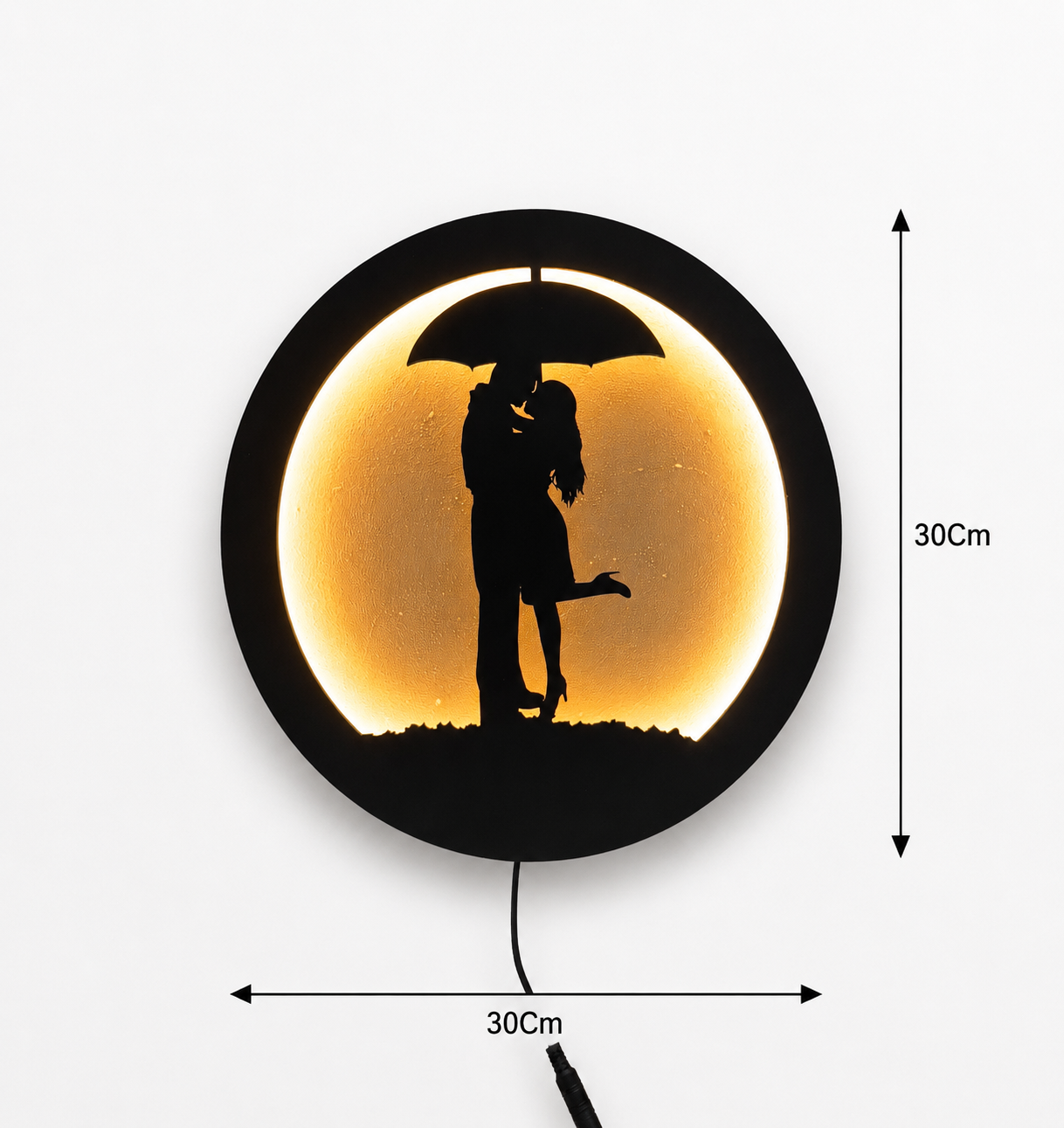 Couple LED Wall Decor