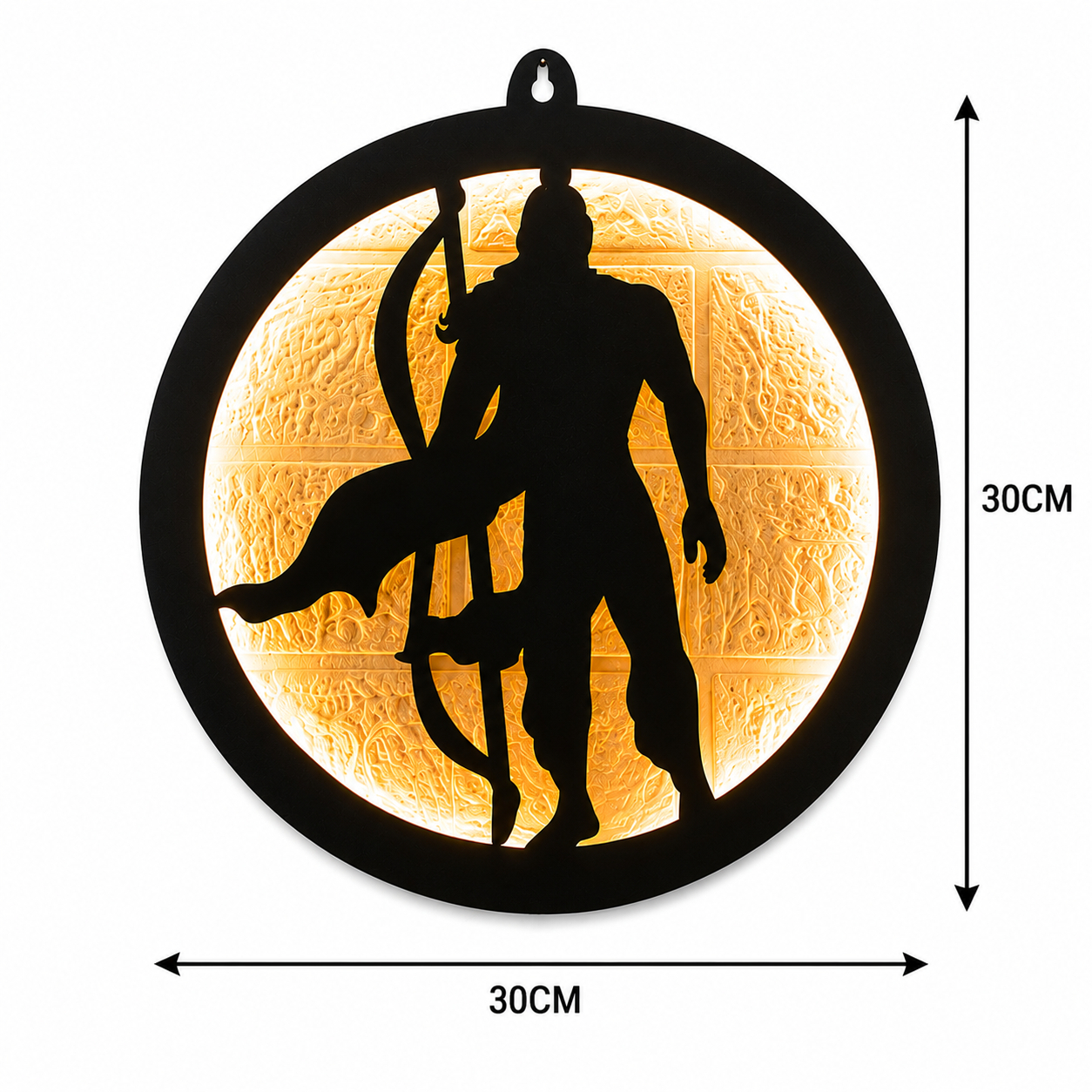 Jai Shri Ram LED Wall Decor