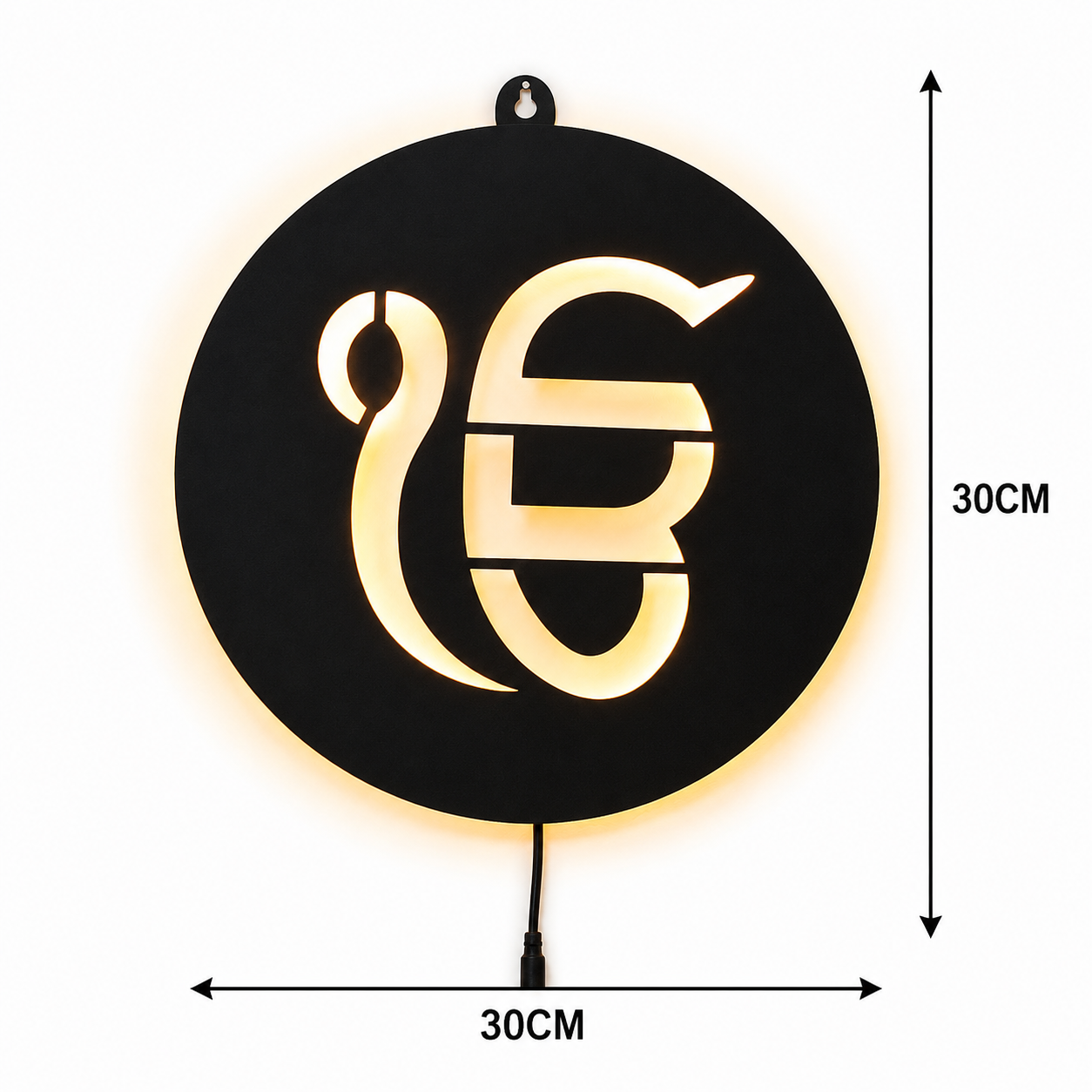 Ik Onkar LED Wall Decor