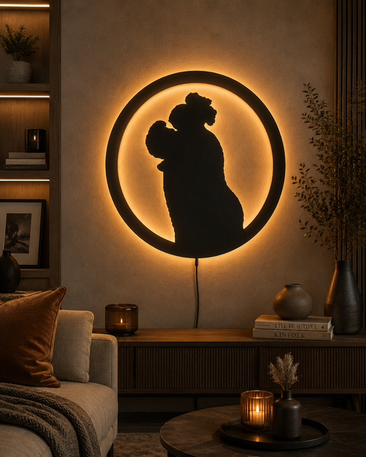 Love Embrace LED Wall Hanging