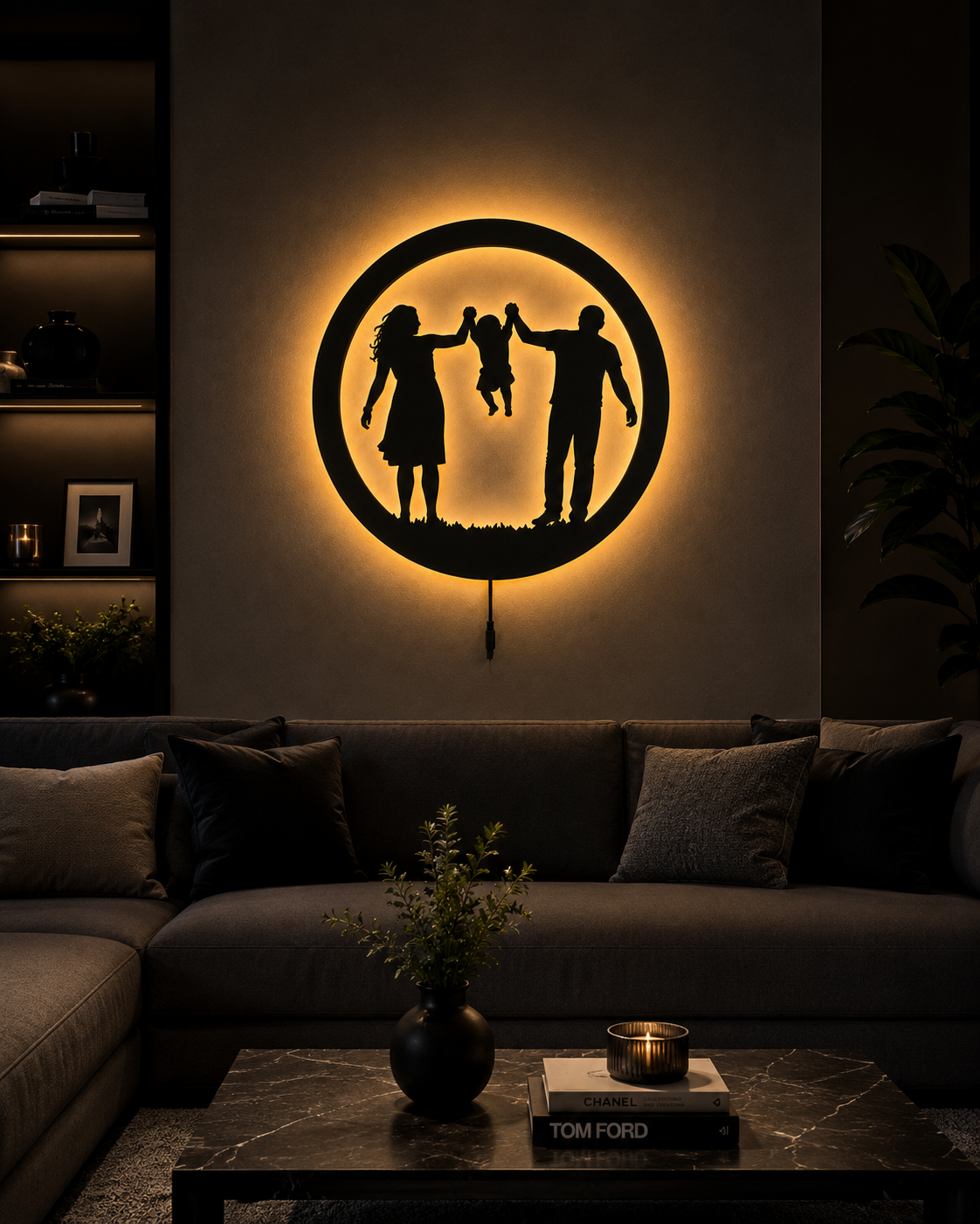 Family Bond LED Wall Decor