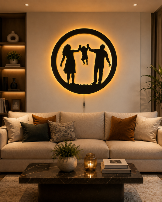 Family Bond LED Wall Decor
