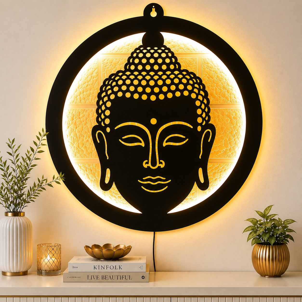 Buddha LED Wall Decor