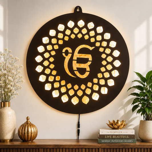 Ik Onkar Divine LED Wall Decor