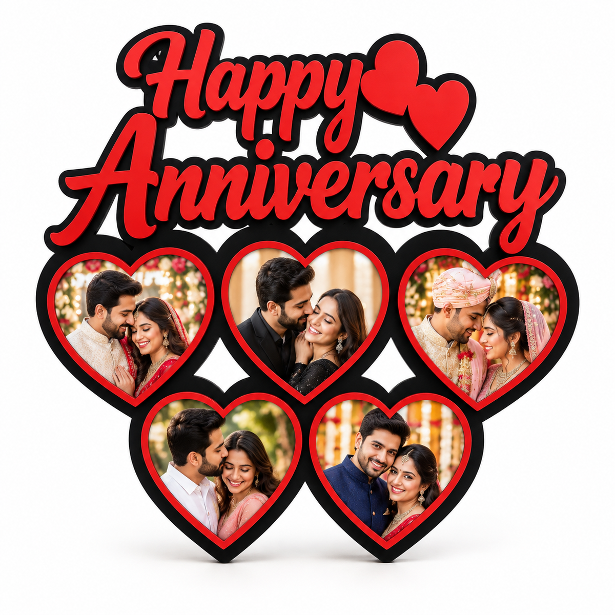 Personalised Anniversary Photo Standee – Custom Couple Gift