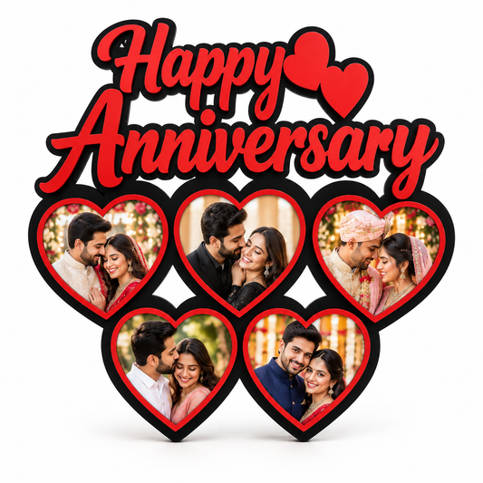 Personalised Anniversary Photo Standee – Custom Couple Gift