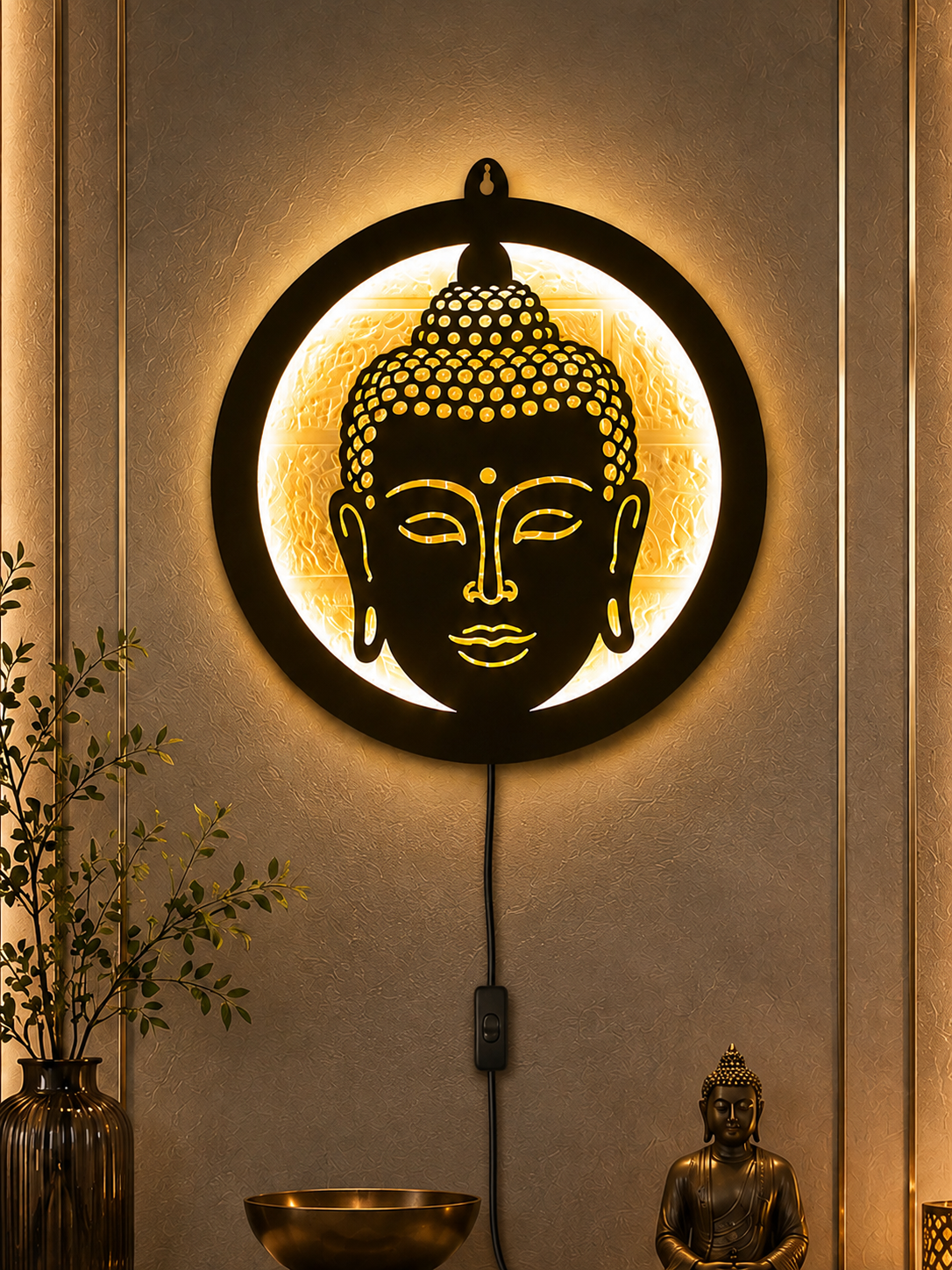 Buddha LED Wall Decor