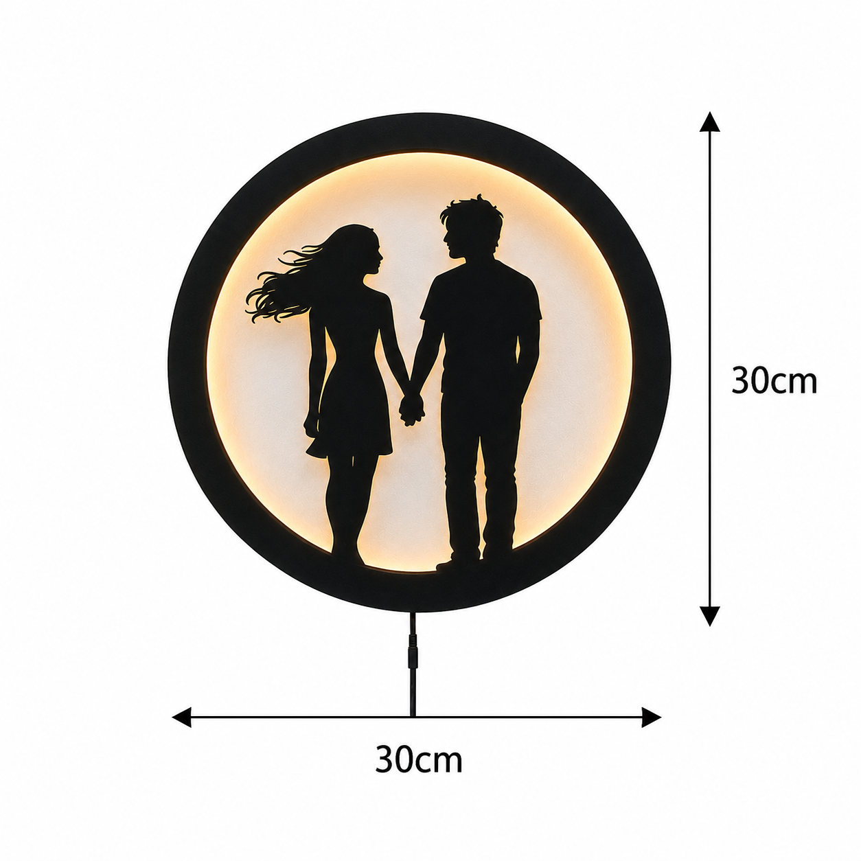 Couple Glow LED Home Decor