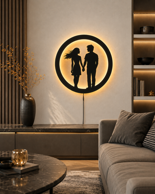 Couple Glow LED Home Decor