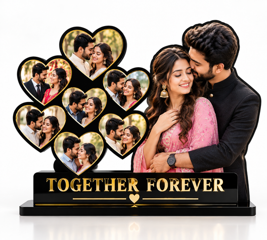 Personalised Couple Photo Standee – Together Forever Gift